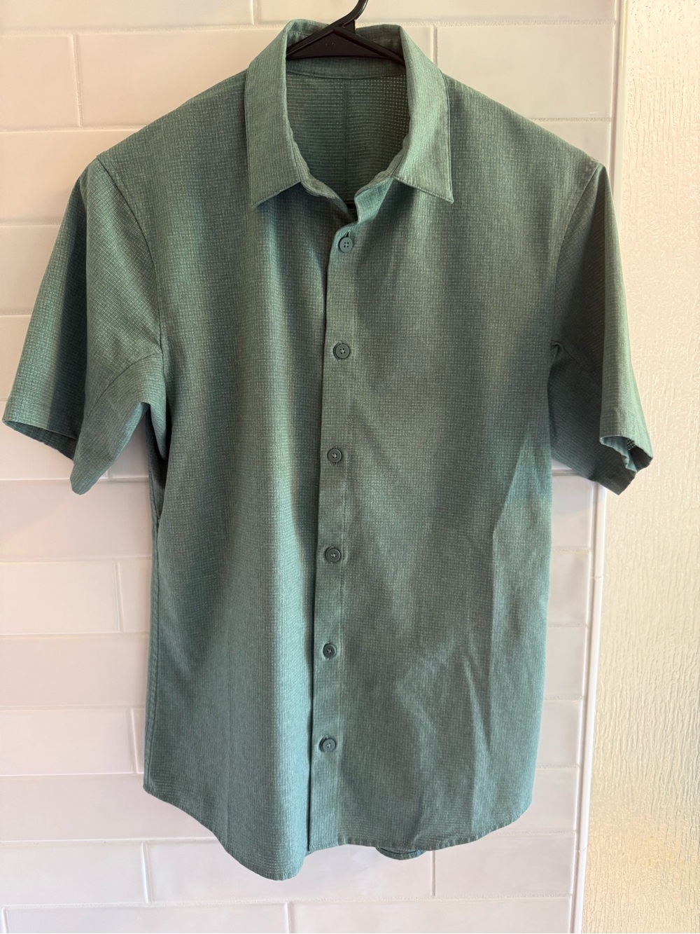 Lululemon Airing Easy Short-Sleeve Shirt Men's Green